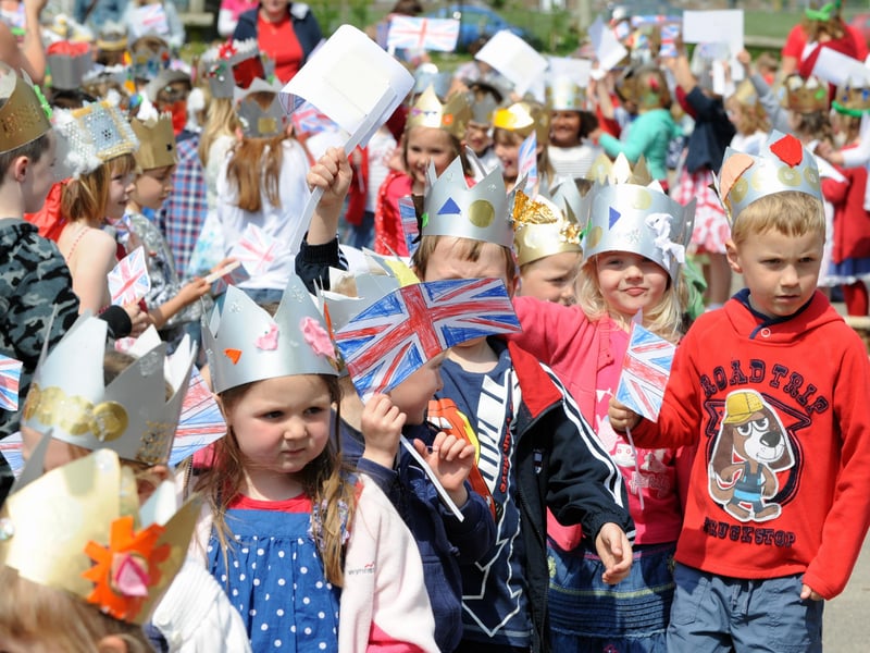 The royal parade and dancing at East Preston Infants School. Picture: Malcolm McCluskey