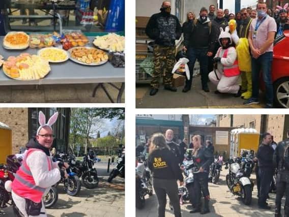 Dacorum Motorcycle Riders delivered gifts to hospital staff on Saturday