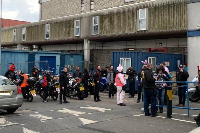 Dacorum Motorcycle Riders delivered the gifts to Watford General Hospital