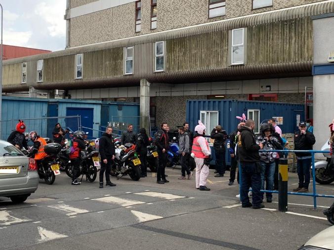 Dacorum Motorcycle Riders delivered the gifts to Watford General Hospital