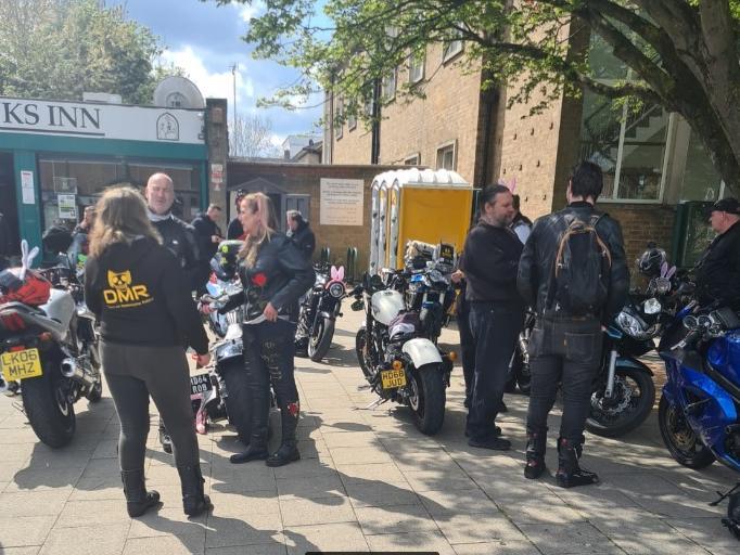 The group made the delivery on Saturday