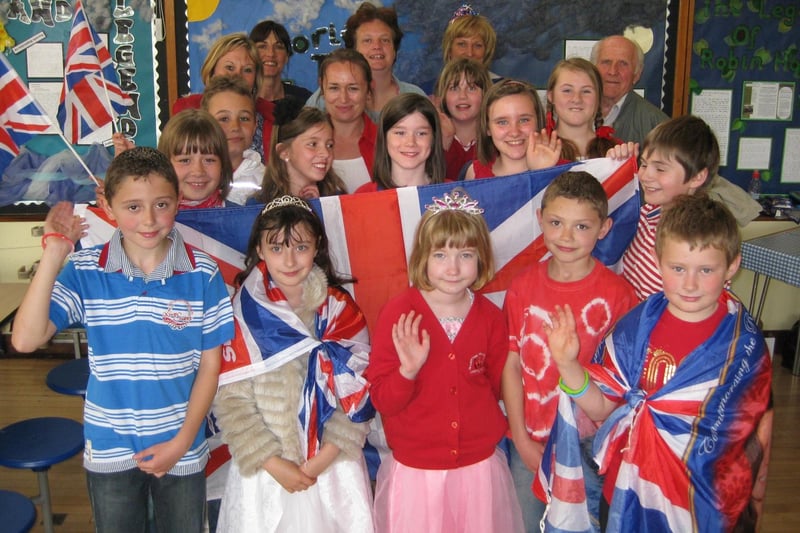 Wyberton Primary School also held a street party-style celebration. Children made bunting, flags and crowns and took part in a special quiz.