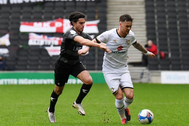 Dropping down a level following his release from Birmingham City in January, McEachran has added more depth to the midfield. Dons unlikely to be able to keep both he and Surman, but one or the other.
