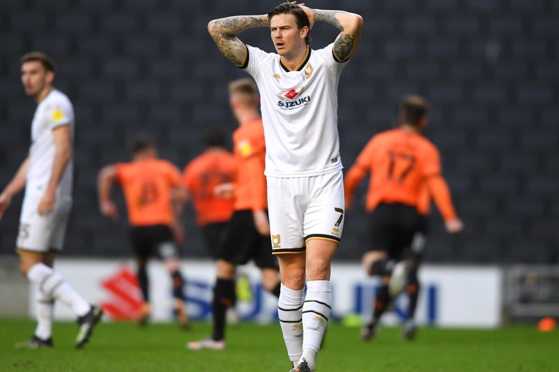 An injury-ravaged career showed shoots of life in his 18 months at Stadium MK, but he has been limited to just 13 starts during his time at the club.