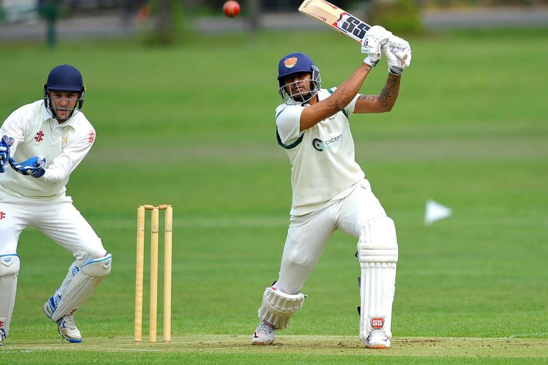 Apoorv Wankhede on the attack for Lindfield