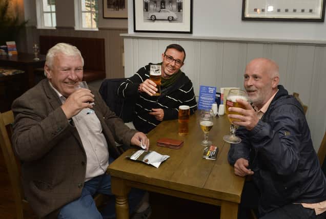 People in Hailsham are enjoying themselves in pubs, restaurants and hotels after the easing of lockdown restrictions (Photo by Jon Rigby) SUS-210517-200826001