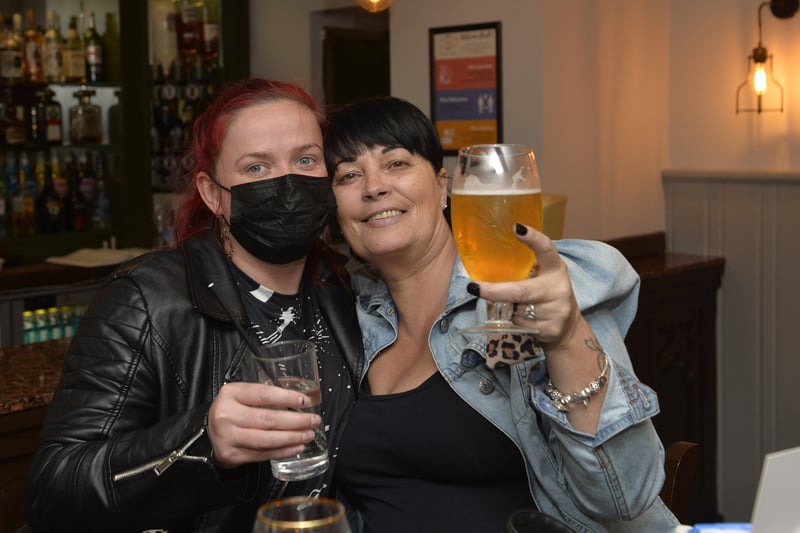 People in Hailsham are enjoying themselves in pubs, restaurants and hotels after the easing of lockdown restrictions (Photo by Jon Rigby) SUS-210517-200837001