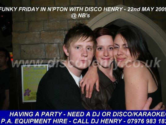 Funky Friday at NB's on Friday, May 22, 2009. Photo: Disco Henry