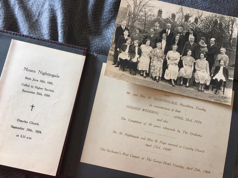 Pictures from the Nightingale family album discovered by Kate Wilson from Looe, Cornwall