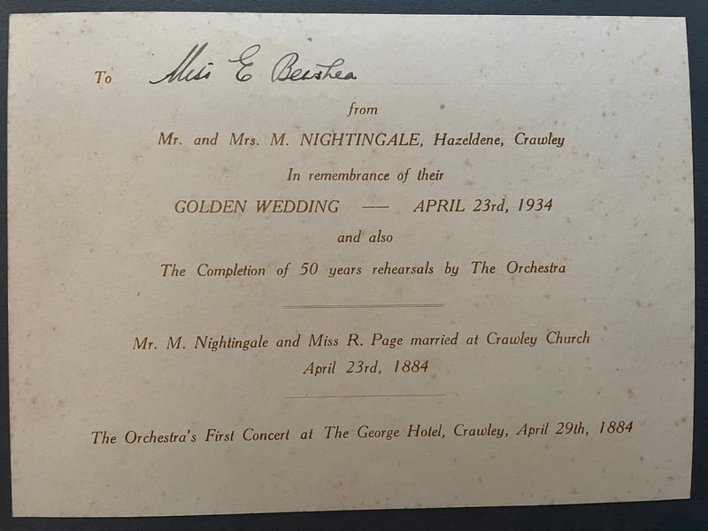 Pictures from the Nightingale family album discovered by Kate Wilson from Looe, Cornwall