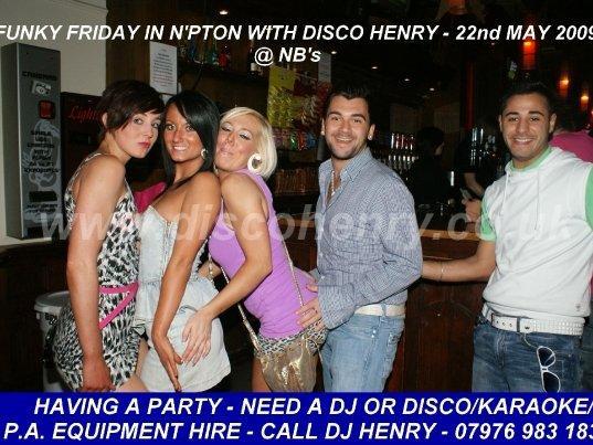 Funky Friday at NB's on Friday, May 22, 2009. Photo: Disco Henry