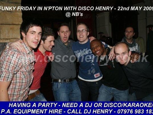 Funky Friday at NB's on Friday, May 22, 2009. Photo: Disco Henry