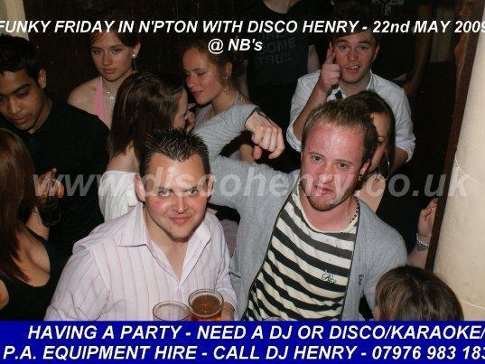 Funky Friday at NB's on Friday, May 22, 2009. Photo: Disco Henry