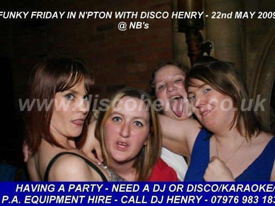 Funky Friday at NB's on Friday, May 22, 2009. Photo: Disco Henry