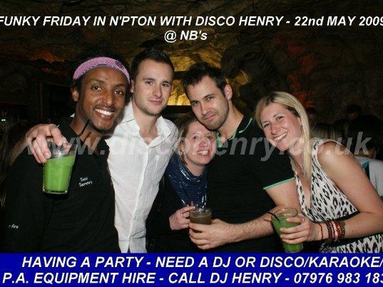 Funky Friday at NB's on Friday, May 22, 2009. Photo: Disco Henry