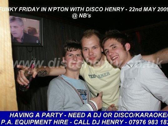 Funky Friday at NB's on Friday, May 22, 2009. Photo: Disco Henry
