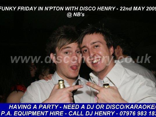 Funky Friday at NB's on Friday, May 22, 2009. Photo: Disco Henry