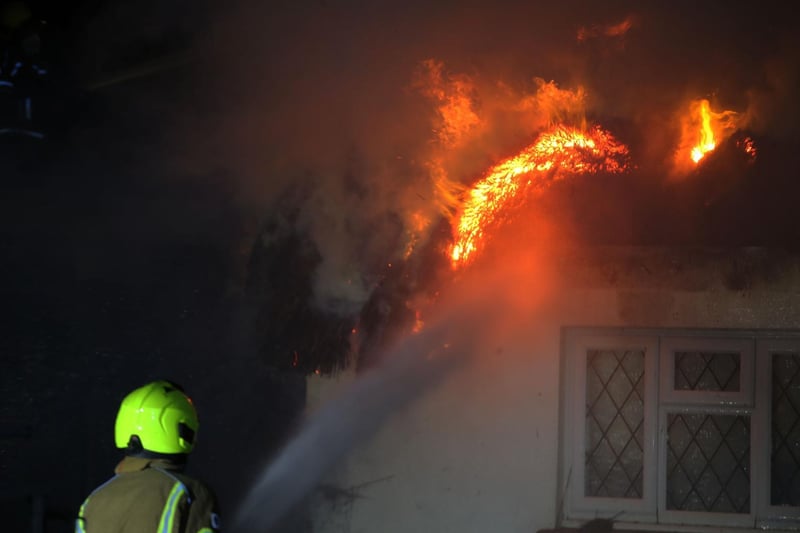 Multiple fire crews were called to deal with the blaze. Photo: Eddie Mitchell