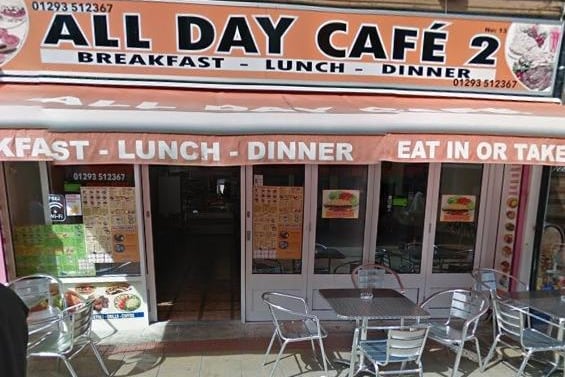 This cafe is in the Broadwalk - and 14th on the list
