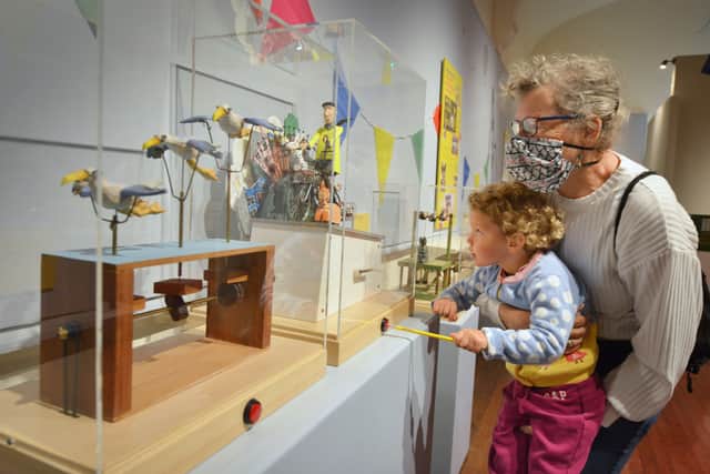 Automata exhibition at Hastings Museum and Art Gallery in  conjunction with Cabaret Mechanical Theatre and Falmouth Art Gallery. The exhibition runs until Aug 29 2021.

Margot Dawton with grandmother Jane Brigstock SUS-210521-133757001