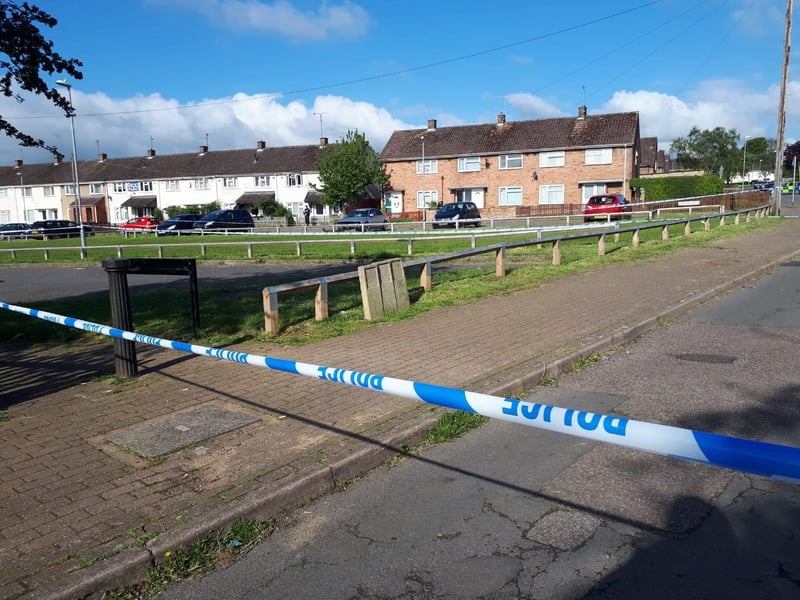 Police cordons remain in place today