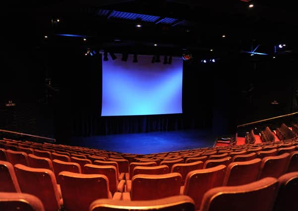 The Key Theatre stage ready for the Silver Screen series