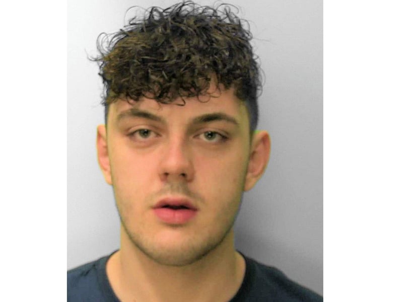 Twenty-one-year-old Cian O'Driscoll was jailed for 14 years after admitting causing grievous bodily harm with intent and inflicting grievous bodily harm without intent in two assaults against the same woman. O'Driscoll, of Waterside Close in Hastings, first turned up at Southdown Avenue in April 24, 2020, angry about being given a fraudulent £10 note by a friend of the victim. He attacked her with a machete, cutting an artery in her arm as she defended her face and leaving permanent scarring. On July 13, the victim was walking with friends when she was chased by O'Driscoll. He slashed her in the face with a Stanley knife in an alleyway in Frederick Road, again causing permanent scarring. O'Driscoll was given 14 years for causing GBH with intent, five to be served on extended licence. He will also serve two years concurrently for inflicting grievous bodily harm without intent, and the same for possession of an offensive weapon in a public place, and having a blade / sharply pointed article in a public place.