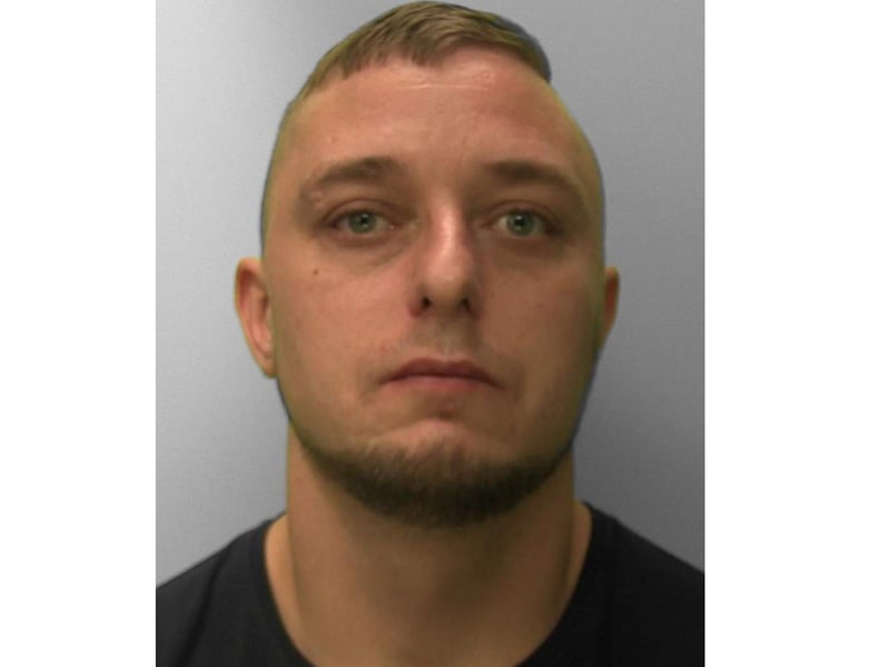 Dean Ellis, 33, of Old Church Road in St Leonards, was jailed for seven years after stabbing a man he met on a night out in Hastings. On November 3, 2018, the victim had been out at a pub in the town centre when he met a group of people including Ellis. Ellis became increasingly jealous of the victim talking with a woman who was also part of the group and was eventually told to go home. In the early hours of the morning, the group went to an address in Battle Road where Ellis stabbed his victim through the hand and in the abdomen, leaving him with life-changing injuries. Ellis pleaded guilty to grievous bodily harm with intent and was sentence to seven years' in jail on May 14. He willl also serve an additional three years on extended licence.