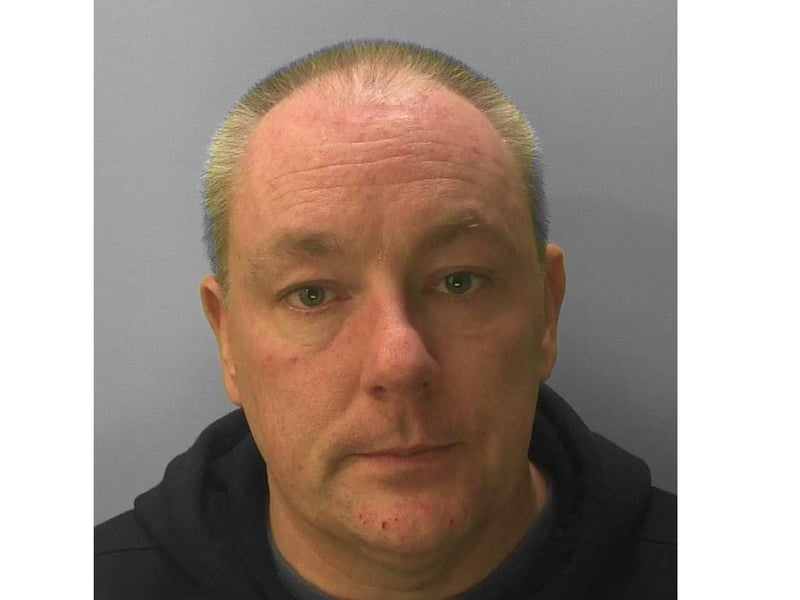 Dennis Bowie (pictured), 49, of Orchard Road and Alice McElhinney, 33, of Cornwall Road - both in Bexhill, were jailed for admitting sexual offences against a girl. Bowie, who had pleaded guilty to an offence of sexual communication with a child, two offences of sexual activity with a child, and also three offences of making indecent images of children was sentenced to a total of five years and two months. McElhinney had admitted one offence of sexual communication with a child, and two offences of sexual activity with a child. She was sentenced to a total of three years and nine months. Bowie will be a registered sex offender for life and was given a Sexual Harm Prevention Order (SHPO) to last indefinitely, severely restricting his access to children and digital devices. McElhinney will also be a registered sex offender for life and was given a SHPO to last indefinitely, severely restricting her access to children.