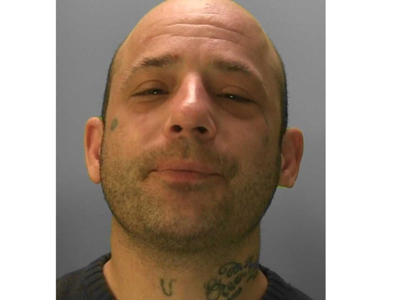 Prolific burglar John Paul Healey, 39, of The Forges in Ringmer, was jailed for three years and five months after admitting to ten separate charges. At Lewes Crown Court on May 4, he pleaded guilty to two counts of burglary dwelling and theft, seven counts of attempted burglary dwelling with intent to steal, and one count of assault by beating of an emergency worker. He had been arrested in the early hours of Saturday, April 3, after officers responded to a report of a man acting suspiciously and looking through the windows of a house. CCTV showed it was Healey, who was found shortly after 2am in Lancaster Street, Lewes, with a bag containing laptops and a phone, as well as vehicle keys. They were found to have been stolen from properties in Friars Walk, where nine homes had either been burgled or damaged. As Healey was being arrested, he kicked a police officer in the chest.