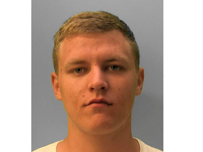 Jordan Bell, 20, of Grafton Gardens in Sompting, was jailed for seven years on May 27 after stabbing a man who was protecting his daughter from an unprovoked attack. Bell was one of a group of masked men who jumped a fence in Nicholson Drive, Shoreham, and kicked in the doors of a summer house around 10pm on February 11, 2020. Brandishing weapons, they demanded money from the occupants - a woman now aged 19 and a man now aged 21. The woman suffered facial injuries, screamed for help and her father came to assist. He was stabbed multiple times by Bell, including once in the chest, and the group fled. During an unrelated search at an address in Sompting, police found distinctive clothing matching those of the main suspect in the stabbing, including a green and red Gucci belt. The victim's blood was also found on a hoodie. Bell denied causing grievous bodily harm with intent, aggravated burglary and possession of a knife in public, but a jury found him guilty.