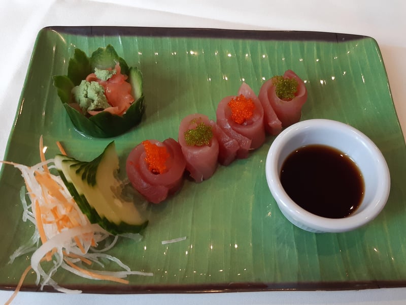 Brad Barnes dines at Katana in Spalding