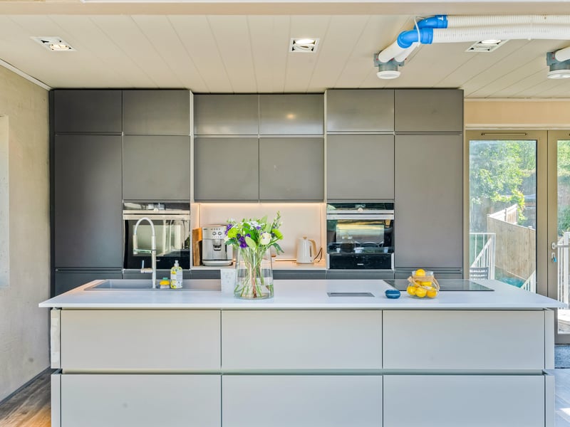 The first floor offers a modern living area with rural views and the versatility to create various seating, dining and work spaces. Picture: Savills Haywards Heath.
