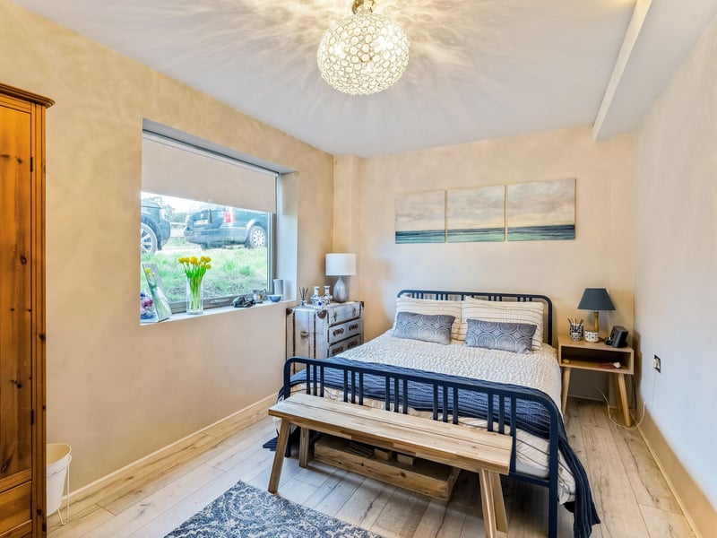 The main house is arranged with all three bedrooms on the ground floor. Picture: Savills Haywards Heath.