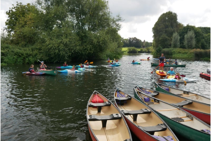 Members of the Sea Scouts enjoyed activities on the river during the afternoon. Photo supplied
