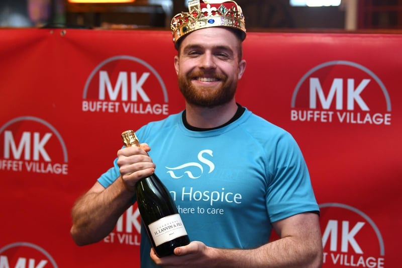 Lawrence Tyler from Fierce Gym was crowned the winner. He may not eat another spicy chicken wing for a very long time....