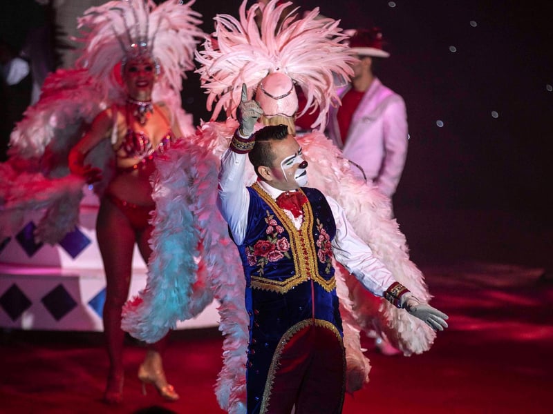 Continental Circus Berlin at their theatre-style 'Big Top' in Sixfields, Northampton on Sunday, September 26 2021. Photo by Kirsty Edmonds.