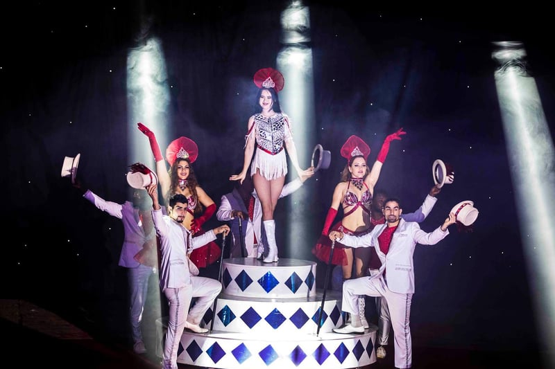 Continental Circus Berlin at their theatre-style 'Big Top' in Sixfields, Northampton on Sunday, September 26 2021. Photo by Kirsty Edmonds.