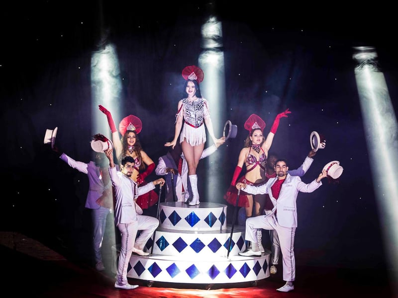 Continental Circus Berlin at their theatre-style 'Big Top' in Sixfields, Northampton on Sunday, September 26 2021. Photo by Kirsty Edmonds.
