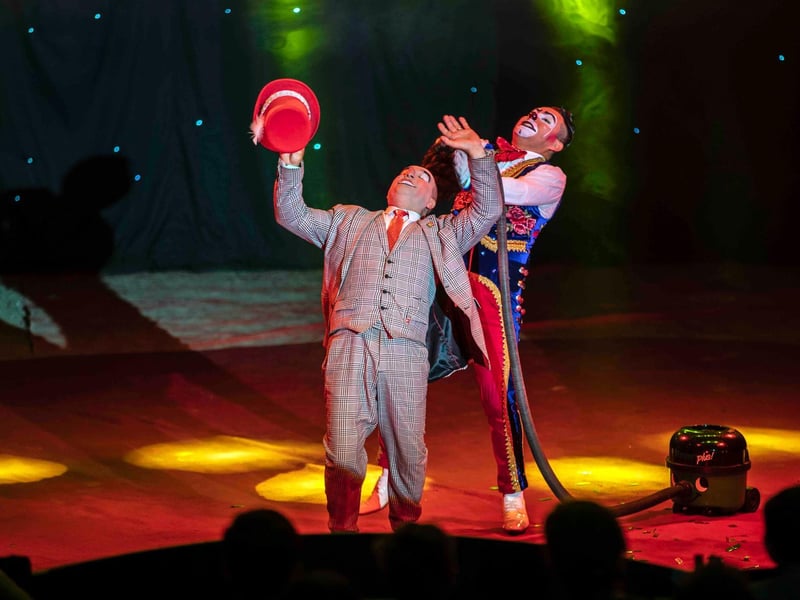 Continental Circus Berlin at their theatre-style 'Big Top' in Sixfields, Northampton on Sunday, September 26 2021. Photo by Kirsty Edmonds.