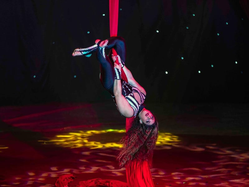 Continental Circus Berlin at their theatre-style 'Big Top' in Sixfields, Northampton on Sunday, September 26 2021. Photo by Kirsty Edmonds.
