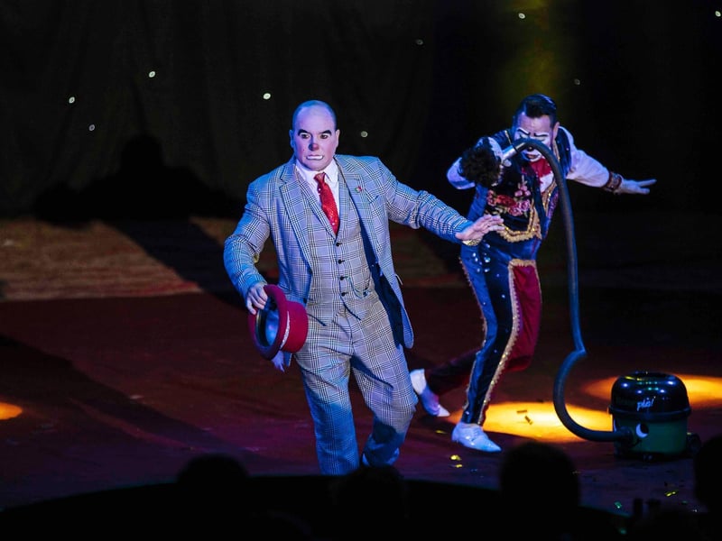 Continental Circus Berlin at their theatre-style 'Big Top' in Sixfields, Northampton on Sunday, September 26 2021. Photo by Kirsty Edmonds.