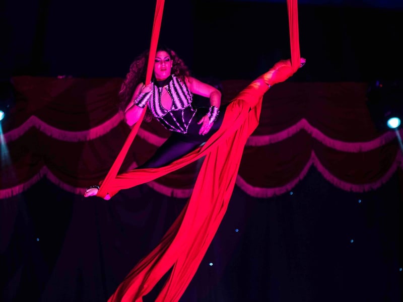 Continental Circus Berlin at their theatre-style 'Big Top' in Sixfields, Northampton on Sunday, September 26 2021. Photo by Kirsty Edmonds.