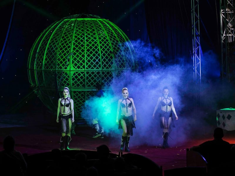 Continental Circus Berlin at their theatre-style 'Big Top' in Sixfields, Northampton on Sunday, September 26 2021. Photo by Kirsty Edmonds.