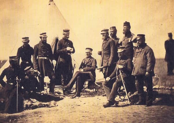 A picture taken of General Pennefather along with his servant soldiers in the field during the Crimean War. John Ellis gained the distinction of serving close to General Pennefather's side during the war. This photograph is amongst the earliest examples of war photography. Picture: Londonderry Sentinel