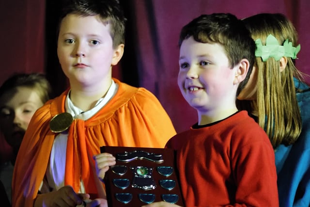 Oisin McShane and Gabriel perform at the Christmas Concert