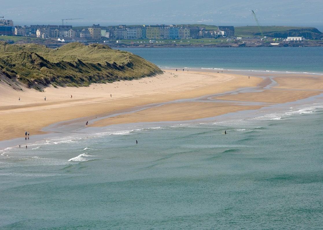 Whiterocks Beach in Co Antrim