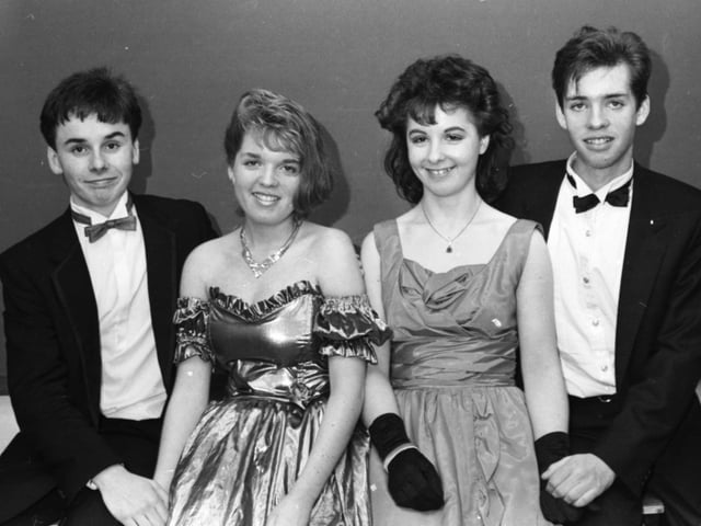 Kevin McCaul and Ciara McCarroll with Carol McGee and John McCarroll.