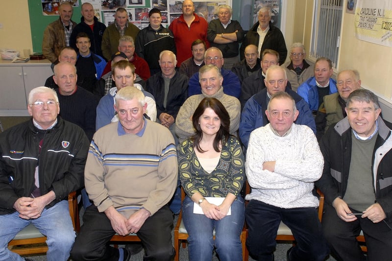 Members of the Birches Vintage Vehicle Association pictured at their annual general meeting in 2008
