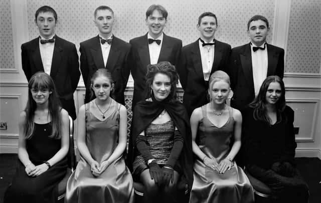 Seated are Grainne O'Doherty, Aisling O'Doherty, Aisling Kelly, Deboragh Chambers and Leisa Smith. Standing are Seamus Crossan, Damien O'Kane, Noel McLaughlin, Austin Kelly and Sean Browne.